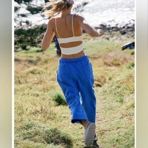 FP Movement Tighten up Cut Out Tank Top in Ivory